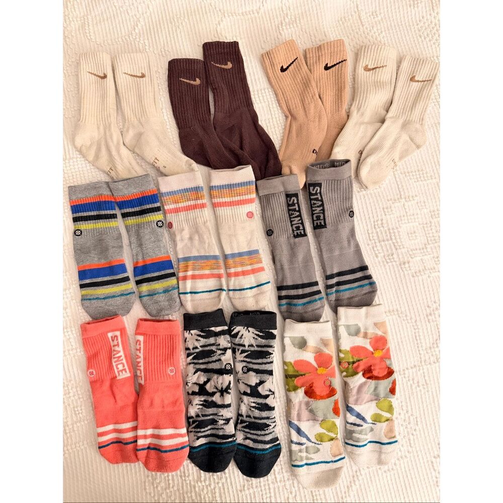 10-Pair Boys Youth Sock Bundle Stance Nike
